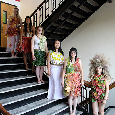 botanical fashion show