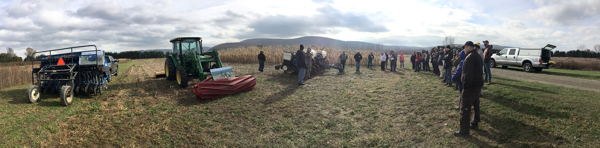 Big Flats field tour at the NECCC Annual Meeting