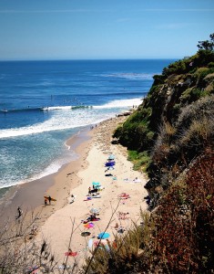 The never crowded Little Dume beach