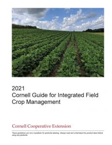 This is a photo of the cover of the Cornell Guide for Integrated Field Crop Management 