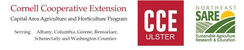 A photo of the Cornell Cooperative Extension logo for the Capital District and Ulster County