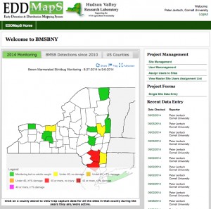 EDDMapS BMSB Monitoring .9.5.14,