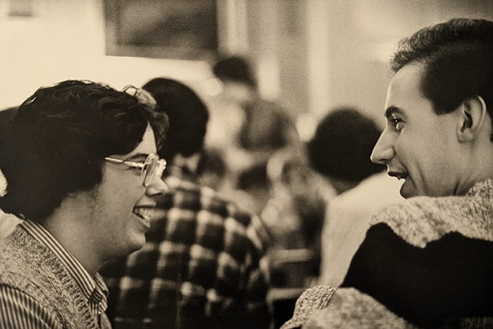 February’s Coffeehouse at Anabel Taylor Hall. Credit: David Ruether, 1984