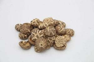 pile of shiitake mushrooms