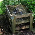 Full Wooden Compost Bin