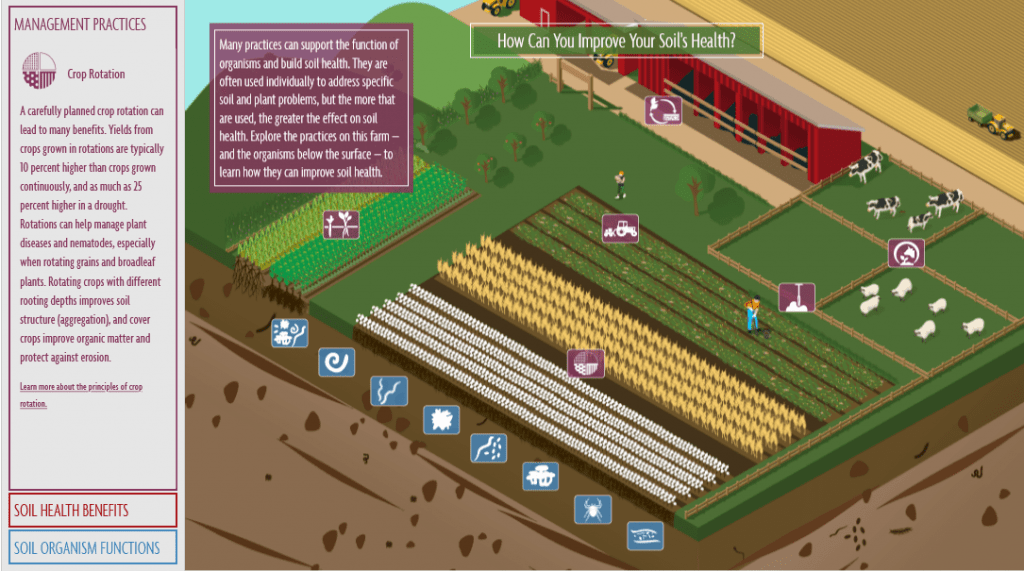 What is Soil Health - Link to Interactive Graphic