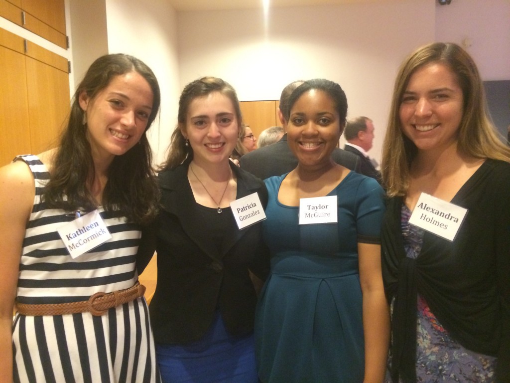 From left: Kathleen McCormick, Patty Gonzalez, Taylor McGuire, and Alexandra Holmes.