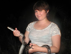 Kristen and Snake