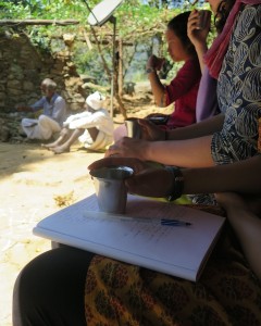 Tea on village visits