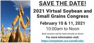Save the Date for 2021 Soybean and Small Grains Congress