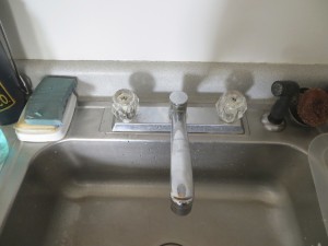 Behind the Faucet