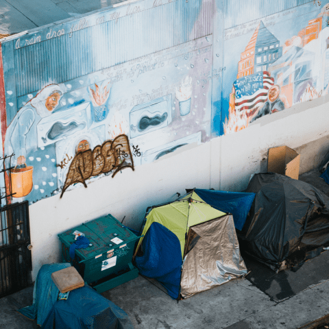homeless shelters on the street
