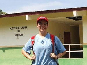 Ana in Guna Yala Panama working as a Malaria Consultant for the Pan American Health Organization