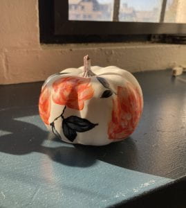 my floral pumpkin