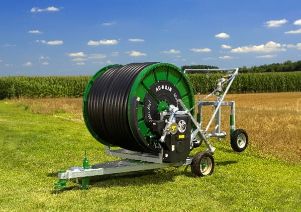 Irrigation system on a reel