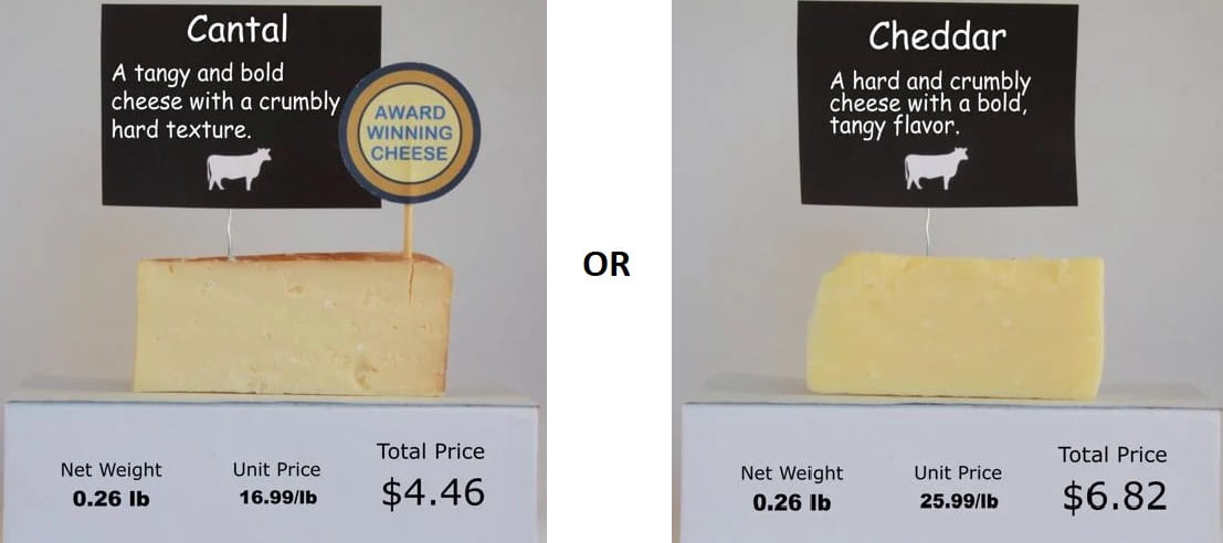 graphic from the Artisinal Cheese Study (courtesy of OSU)