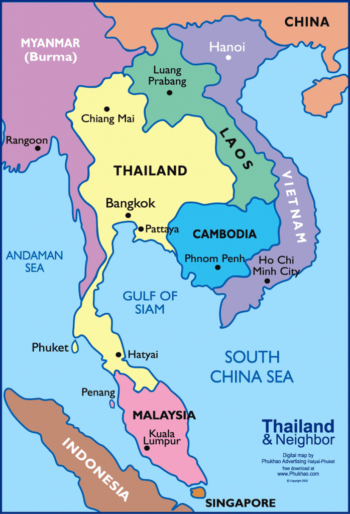 Map 1: Cambodia Today