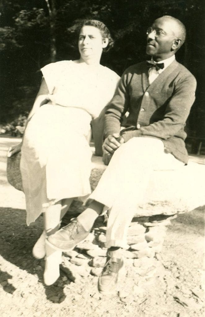 Turner and wife Louise in Enfield, N.Y. 1936.