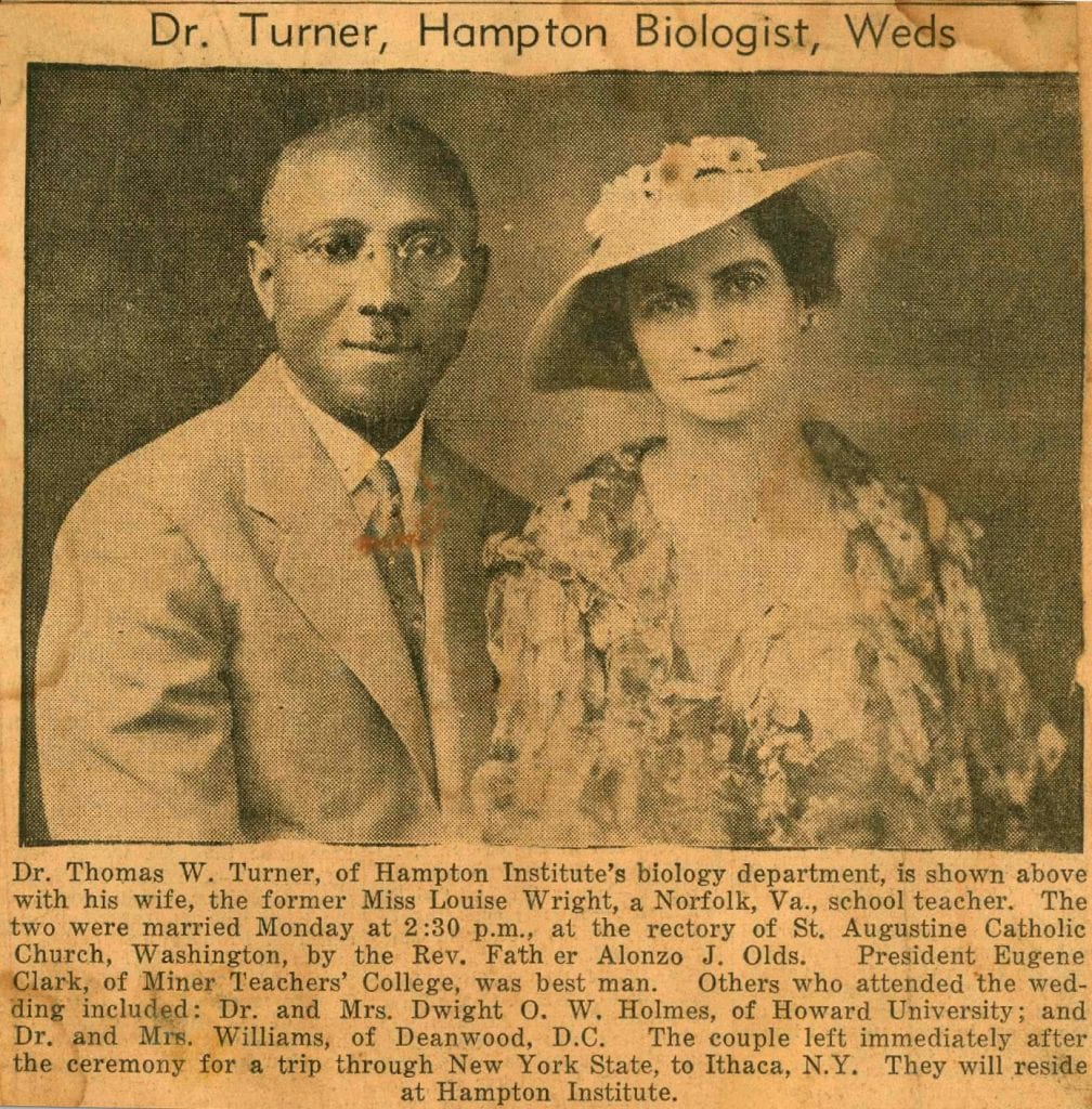 Wedding announcement 1936.