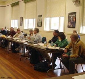 SWD Working Group meeting in 2012, addressing an invasive nightmare - spotted wing drosophila.