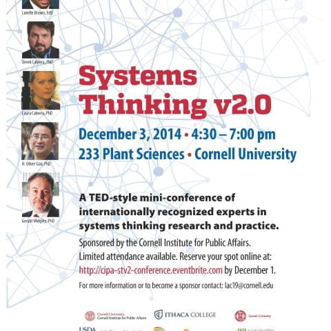 Cornell University holds Systems Thinking v2.0 Conference