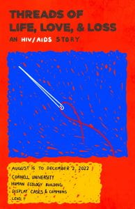 Alternate poster for, Threads of Life, Love, and Loss: An HIV/AIDS Story"
