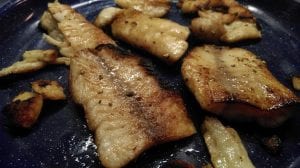 pan fried for salad